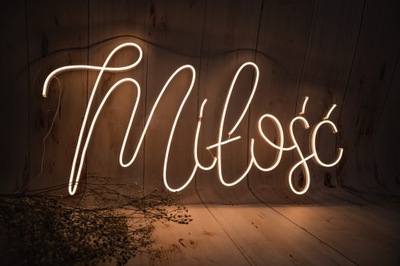 Miłość napis LEDOWY LED Neon LEDON