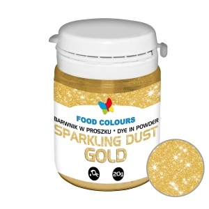 FOOD COLOURS Barwnik FC SPARKLING Gold 20g ZŁOTY