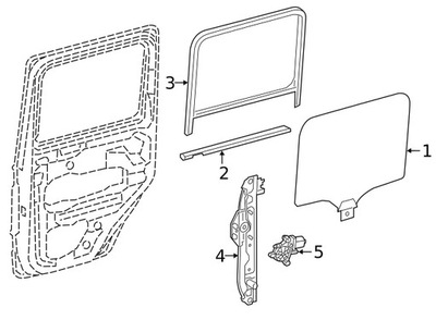 VENTANAS DE PUERTA TRASEROS MERCEDES G W463 W483 2018+  