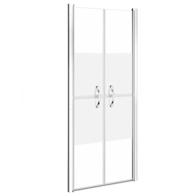 Drzwi prysznicowe, szkło częściowo mrożone, ESG, 8