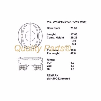 Iap quality parts 100-17009 поршень фото №1
