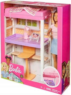 Lalka Barbie Sypialnia Zestaw