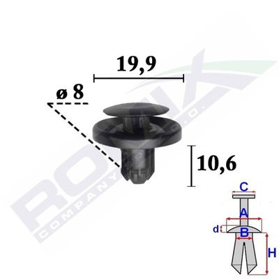 ROM ROMC70358 DE COLECTOR EXTENSOR DO ALETAS COMPENSADORAS SUBARU  