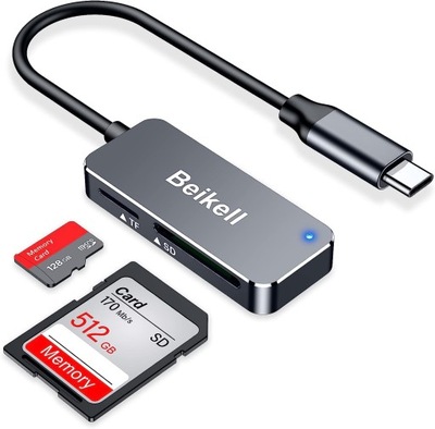 CZYTNIK KART ADAPTER USB USB-C SD microSD