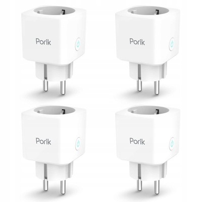 Gniazdko inteligentne Porik Smart Plug SP12 4 szt