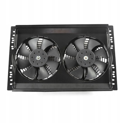 RADUADOR 12V 80W DOBLE VENTILADOR DE REFRIGERACIÓN  