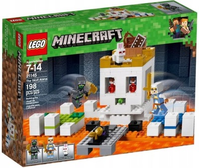 LEGO MINECRAFT CZASZKOWA ARENA 21145 KLOCKI