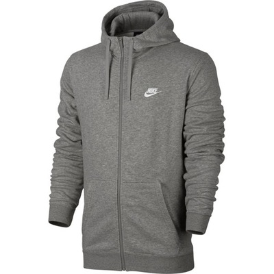 Bluza męska NIKE NSW HOODIE FZ FT CLUB XS