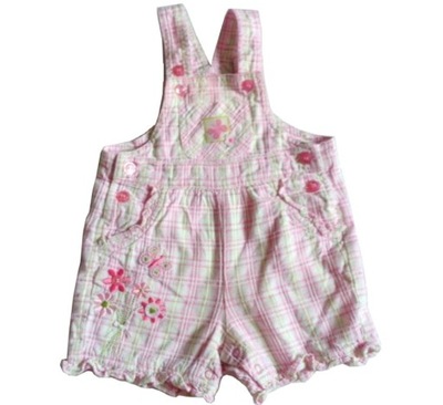 Spodenki ogrodniczki haftowane Ladybird 3-6m 68