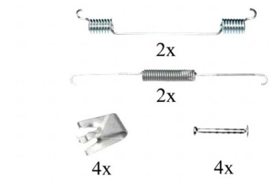 A.b.s. пружины do колодка ham. fiat multipla 99-1 фото №1