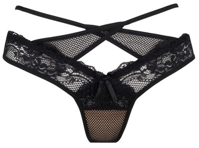 Axami czarne stringi z paseczkami Sexy Line V-6758 Jadore r. M