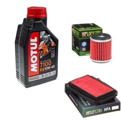 SET FILTERS + OIL MOTUL YAMAHA YZF-R125 08-14  