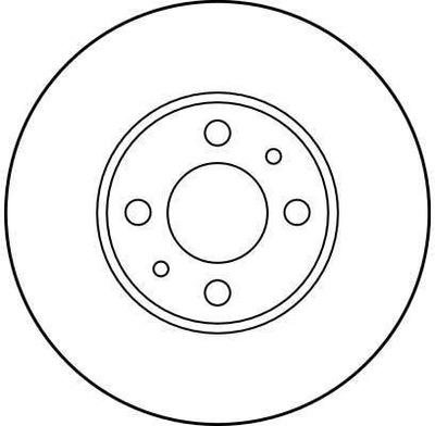 DISCO HAM./PRZ/ FIAT IDEA 04- @257,5X22  