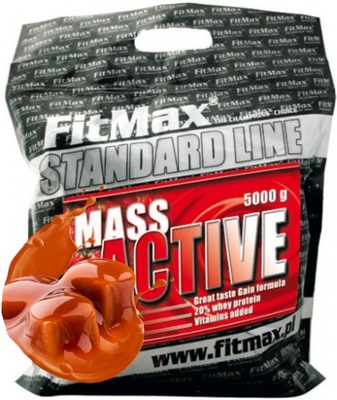 FITMAX MASS ACTIVE 5000G ODŻYWKA NA MASĘ GAINER