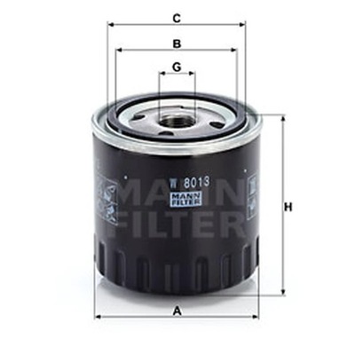 FILTRAS ALYVOS MANN-FILTER W 8013 