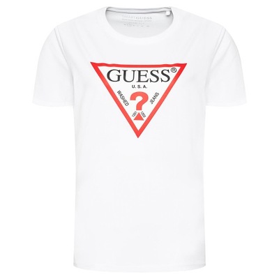 T-Shirt Męski GUESS Orginal M1RI71 I3Z11 Biały