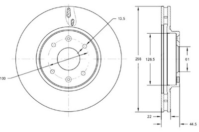 TOMEX BRAKES DISCOS DE FRENADO 2SZT. DACIA LOGAN II 12- PARTE DELANTERA  