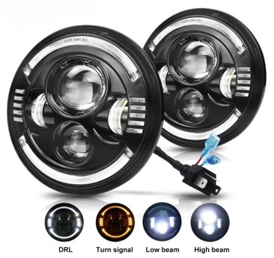 PIEZA INSERTADA DIOPARA LUMINOSO LED 7 INTEGROS RC PARA FAROS HARLEY YAMAHA STAR JEEP BUICK TOYOTA MUSTANG  