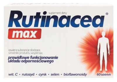 Rutinacea Max odporność witamina C 60 tabletek