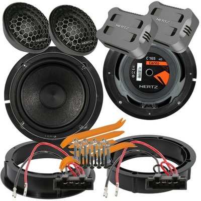 HERTZ ESK CK 165 ALTAVOCES SKODA YETI PARTE TRASERA DISTANCIAS  