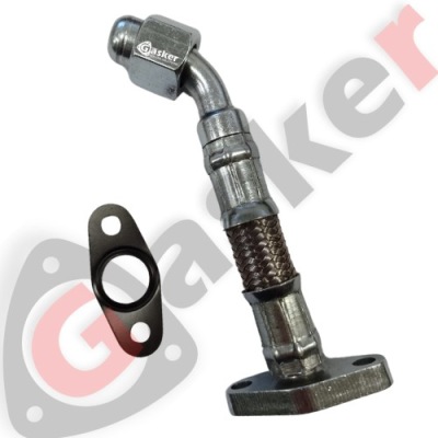 Шланг трубка масляна турбонагнітача audi skoda vw 1.9 tdi 038145736c фото №1