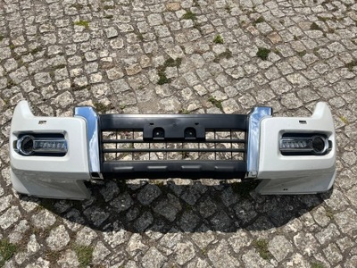 Pajero iv lift бампер перед протитуманна фара+ рамки 2015- led хром фото №1