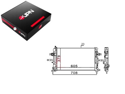 РАДИАТОР ДВИГАТЕЛЯ JPN
