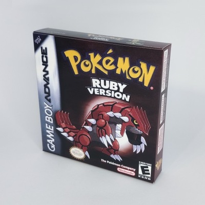 Pokemon Ruby Opakowanie Gameboy