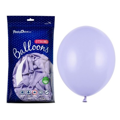 Balony j.wrzosowe na urodziny pastelowe 30cm 50szt