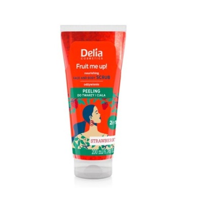 Delia Fruit me up Peeling truskawka 200ml