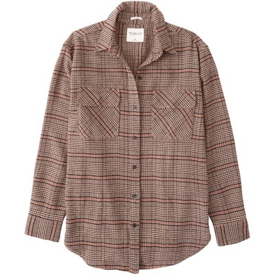 ABERCROMBIE Hollister Koszulka Flanelowa USA XS