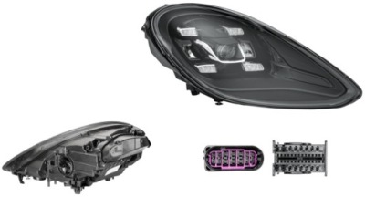 Фара лампа правый porsche panamera 971 16- led фото №1
