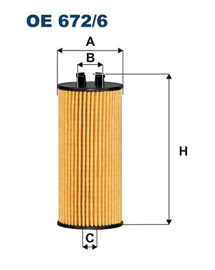 FILTRO ACEITES CON 672/6  