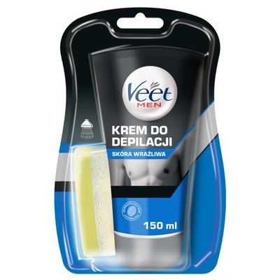 Veet Men krem do depilacji skóra wrażliwa 150 ml