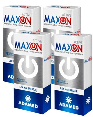 Maxon Active 25 mg lek na potencję erekcja 4x4 tab