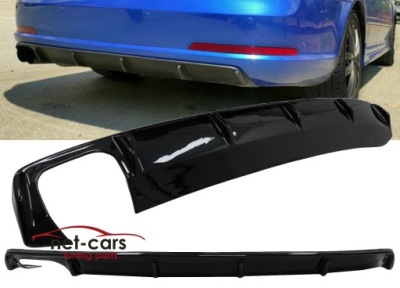 Диффузор накладка бампера skoda octavia ii 04-09 фото №1