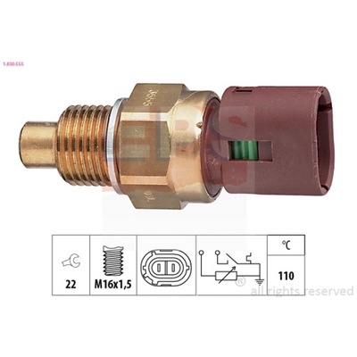 SENSOR TEMPERATURA DE LÍQUIDO REFRIGERACIÓN EPS 1.830.555  