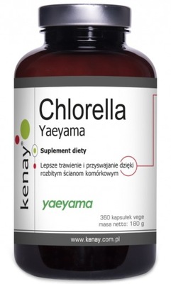 CHLORELLA YAEYAMA JAPOŃSKA 360TAB 500mg ALGI KENAY