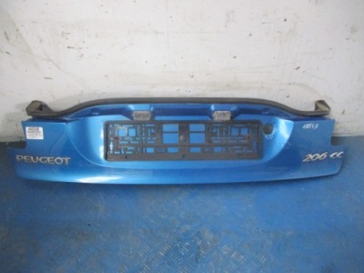 Peugeot 206 cc cabrio задняя крышка багажника нижняя kmf фото №1