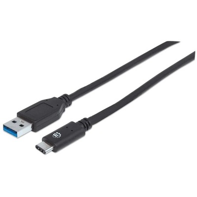Manhattan 353373 kabel USB USB 3.2 Gen 2 (3.1 Gen 2) 1 m USB A USB C C...