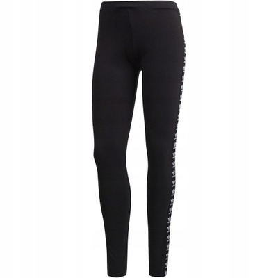 Legginsy damskie czarne adidas Tight bawełna 34