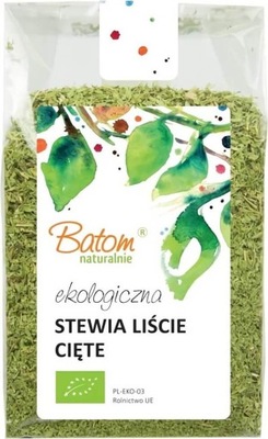 STEWIA LIŚCIE CIĘTE SUSZONE BIO 80 g - BATOM