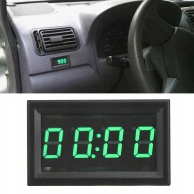 ELEKTRONICZNY DIGITAL RELOJ AUTO DIODO LUMINOSO LED  