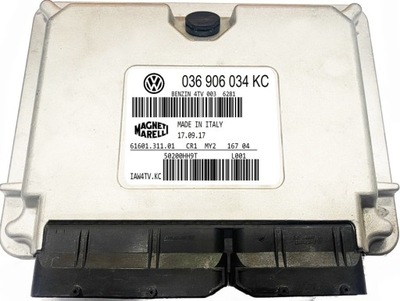 КОМПЬЮТЕР ECU VW POLO 1.4 036906034KC IAW4TV.KC