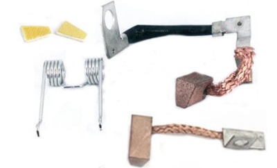 Щетки стартер valeo d6ra psa opel renault фото №1