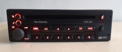 RADIO OPEL CD CDR 500 ASTRA CORSA VECTRA ZAFIRA OMEGA SINTRA FRONTERA + CÓDIGO  