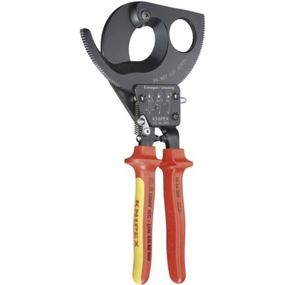 Obcinak do kabli zapadkowy Knipex 95