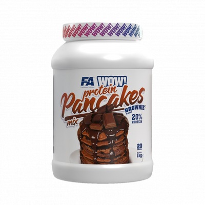 FA WOW Protein Pancakes Mix 1000g brownie