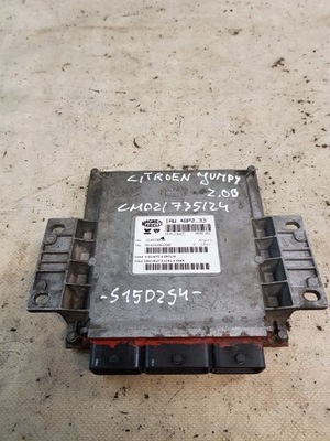 Блок управления двигателя ecu citroen jumpy 2.0b фото №1