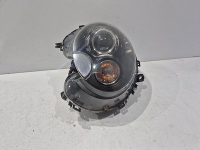 Фара чёрный black ксенон лампа левая омыватель mini cooper s r56 lift фото №1